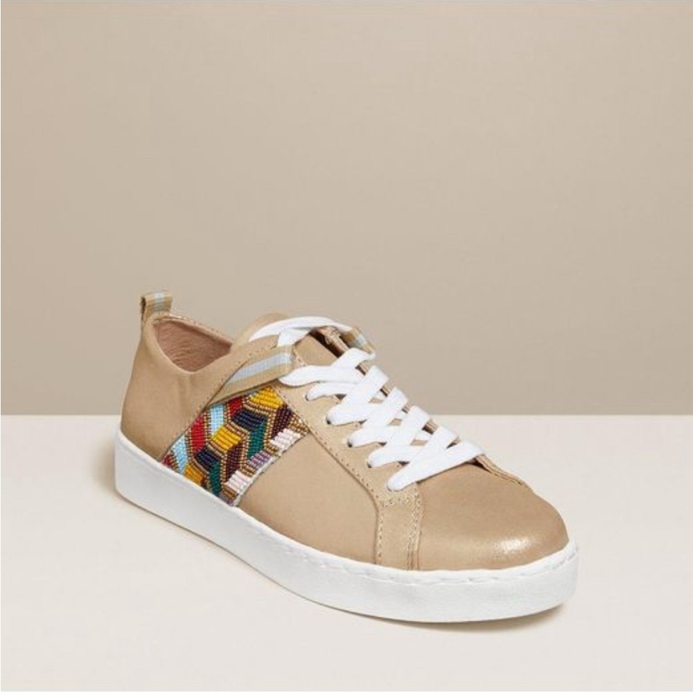 AINSLEY CHEVRON BEADED
SNEAKER 10M JACK ROGERS GOLD